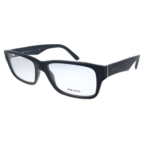 prada 16mv black|Prada Heritage PR 16MV Rectangle Eyeglasses .